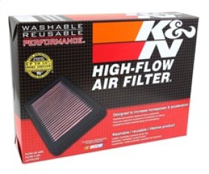 Land Rover Discovery Air Filter - K&N Engineering - High-Flow Drop-In, Oiled Cotton, Washable/Reusable (2 per box) - `10-`13